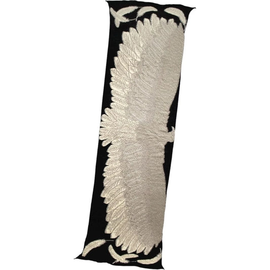 Kapital Felted Wool Glitter Eagle Scarf