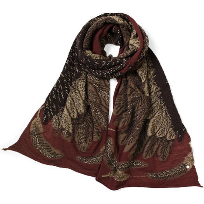 Kapital Felted Wool Glitter Eagle Scarf