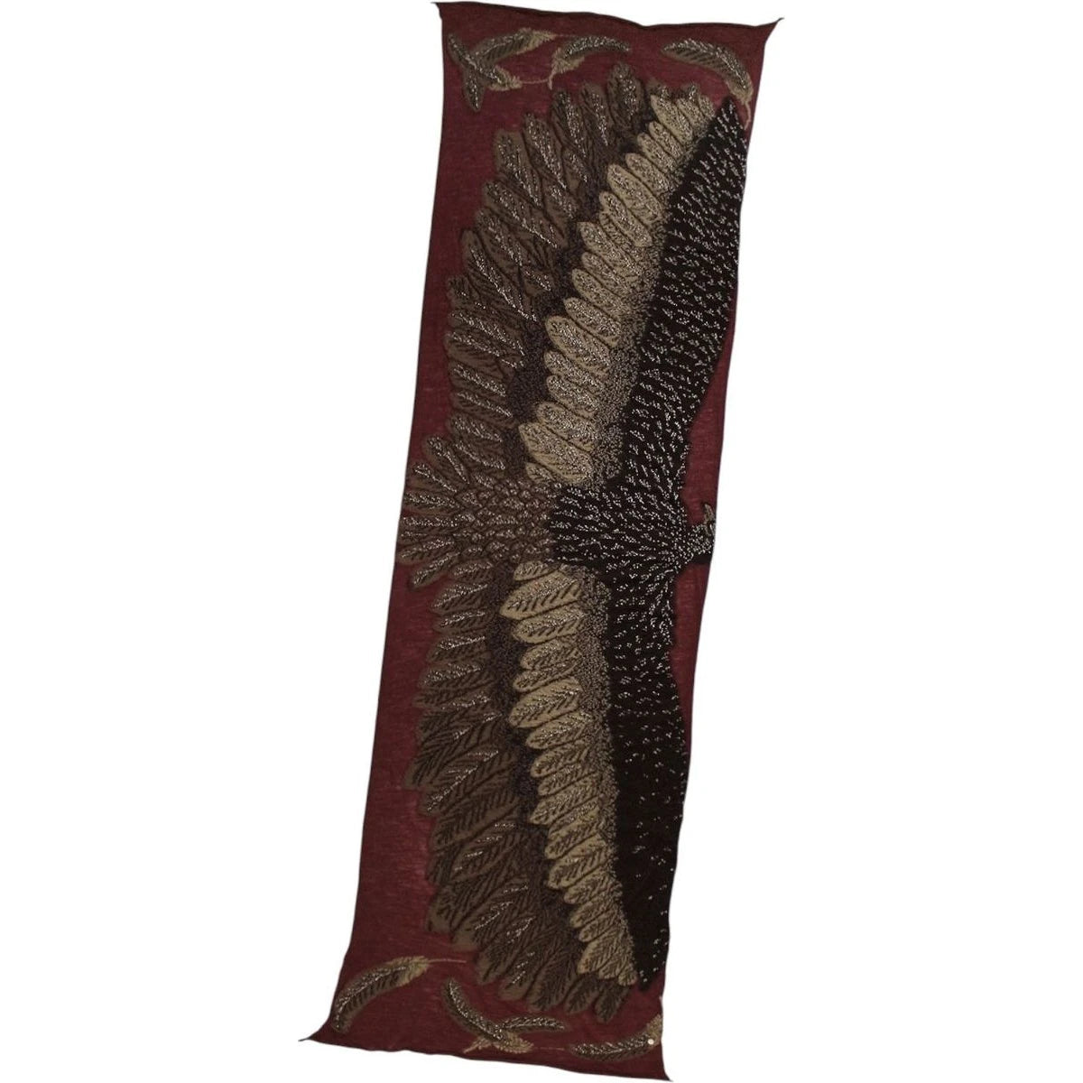 Kapital Felted Wool Glitter Eagle Scarf