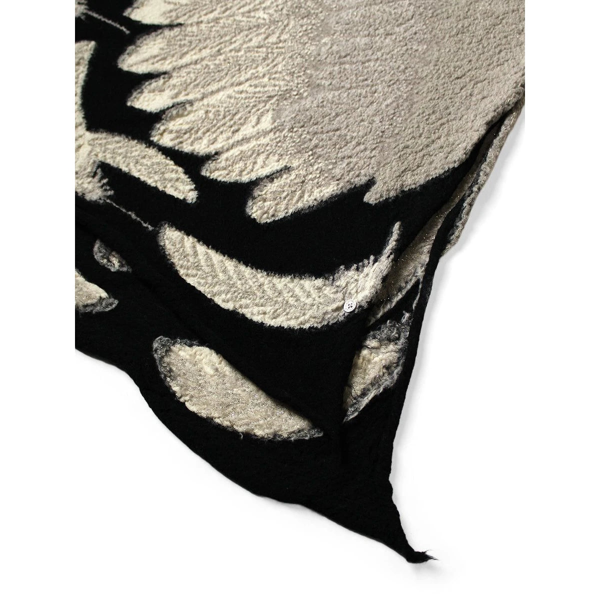 Kapital Felted Wool Glitter Eagle Scarf