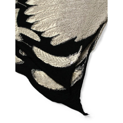 Kapital Felted Wool Glitter Eagle Scarf