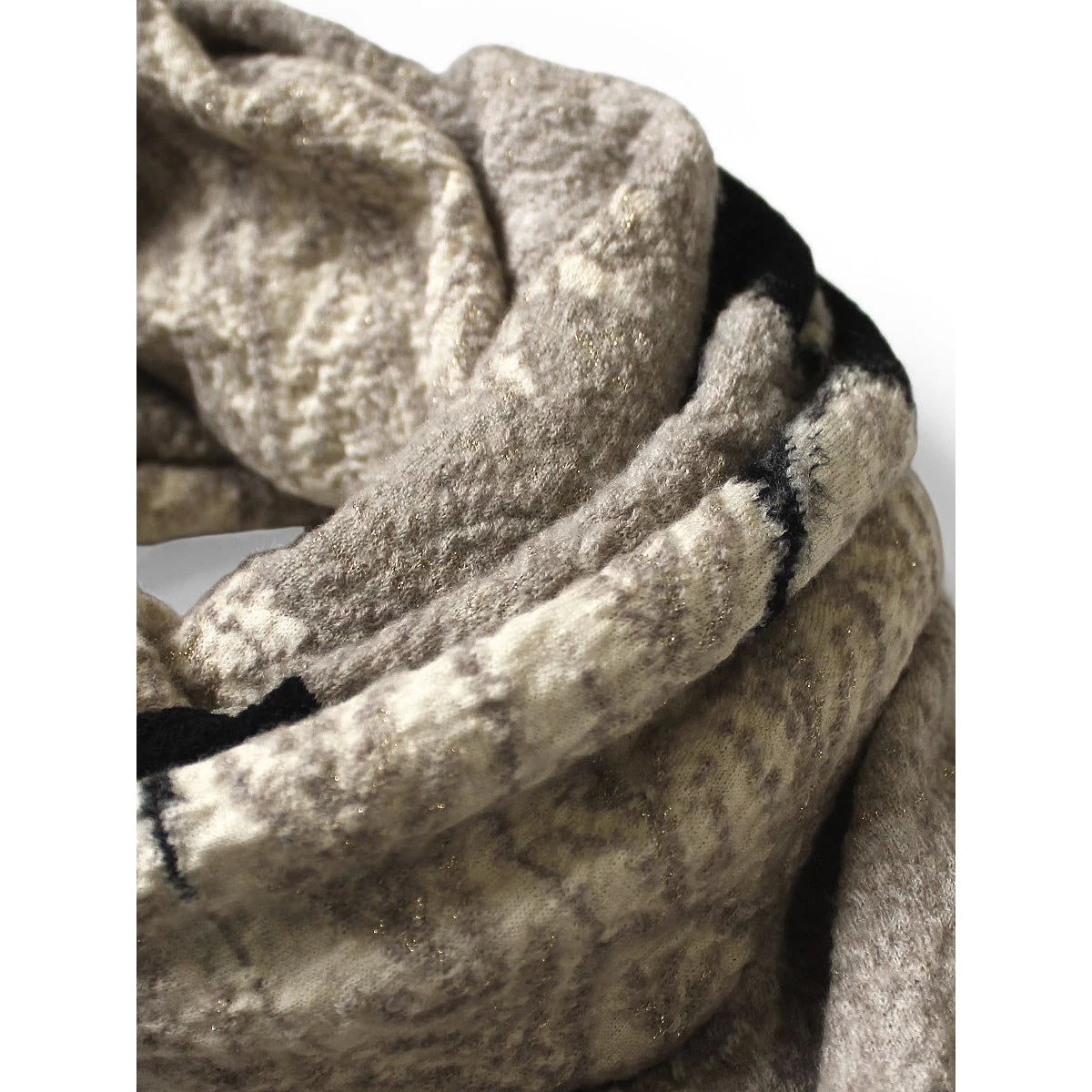 Kapital Felted Wool Glitter Eagle Scarf