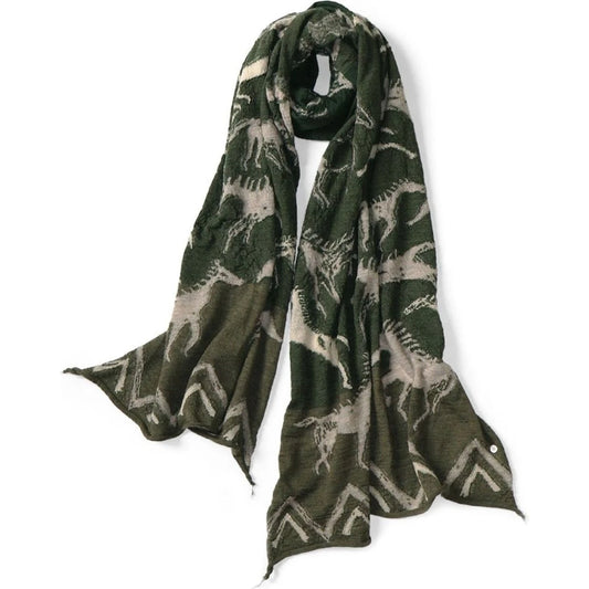 Kapital Felted Wool Indian Painting Scarf
