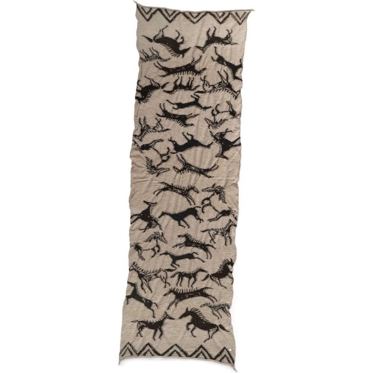 Kapital Felted Wool Indian Painting Scarf