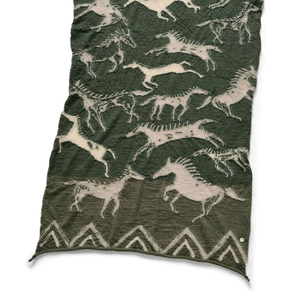 Kapital Felted Wool Indian Painting Scarf