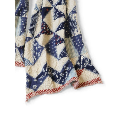 Kapital Felted Wool Indigo Happy Scarf