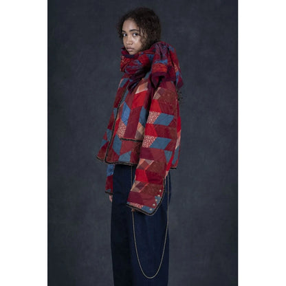 Kapital Felted Wool Indigo Scarf