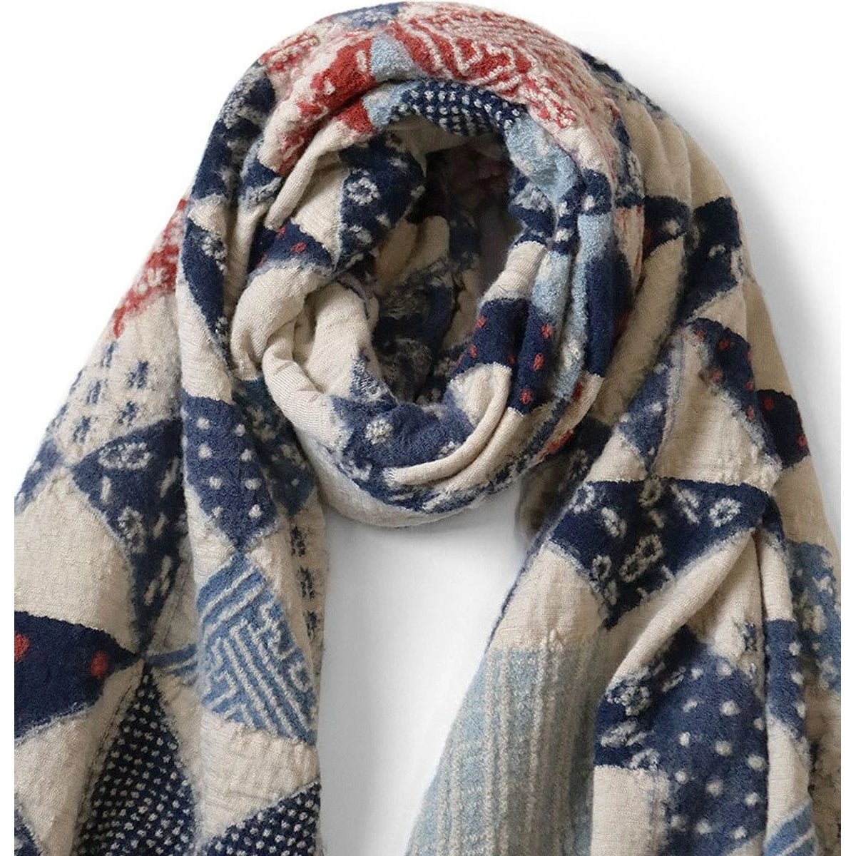 Kapital Felted Wool Indigo Scarf