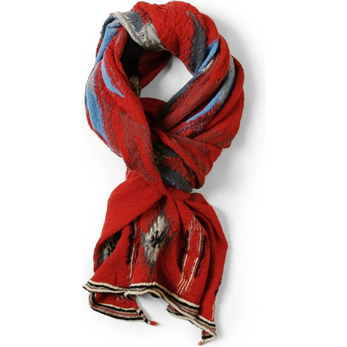 Kapital Felted Wool Ortega Blanket Scarf