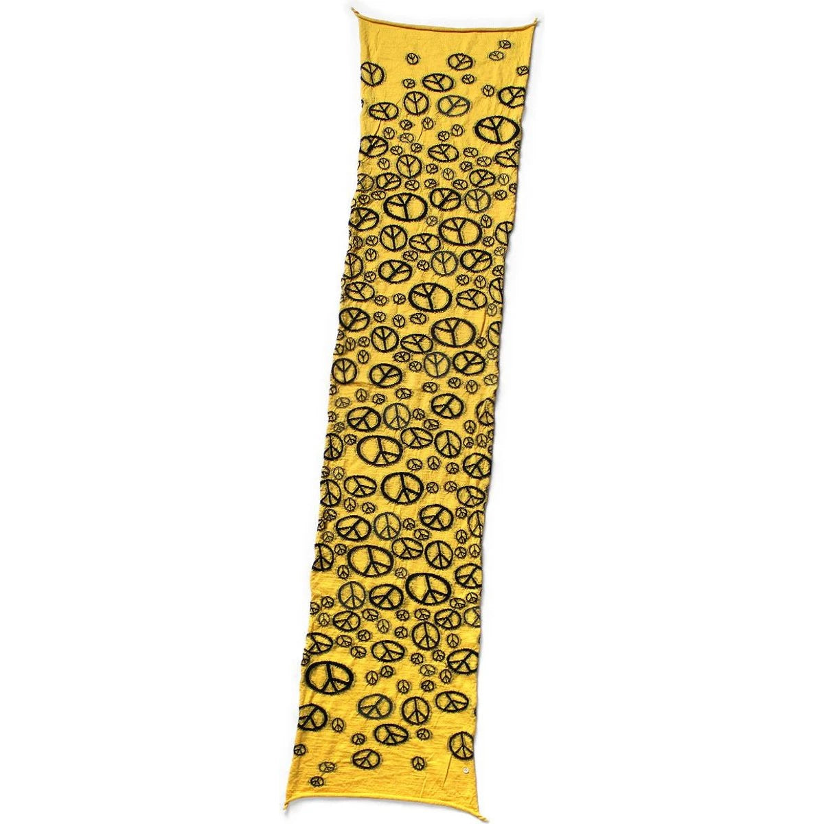 Kapital Felted Wool Peace Mark Happy Scarf