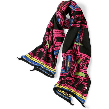 Kapital Felted Wool Pop Ainu Happy Muffler Scarf
