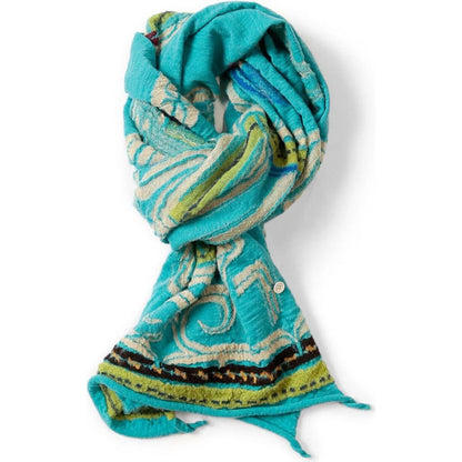 Kapital Felted Wool Pop Ainu Happy Muffler Scarf