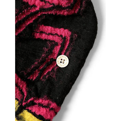 Kapital Felted Wool Pop Ainu Happy Muffler Scarf