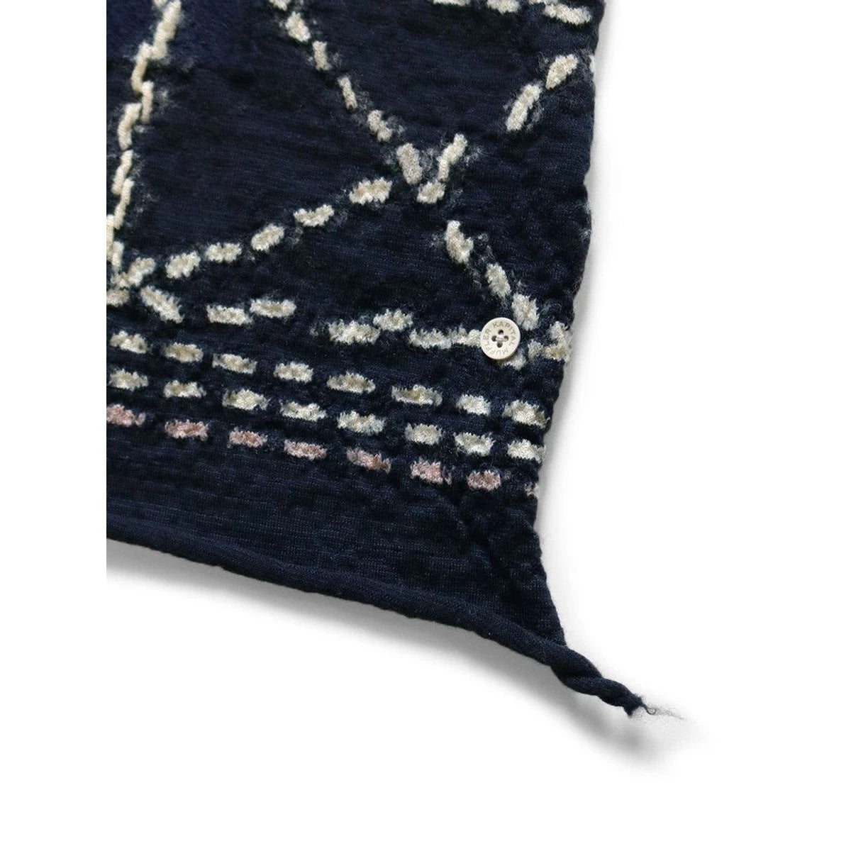 Kapital Felted Wool Sashiko Happy Scarf