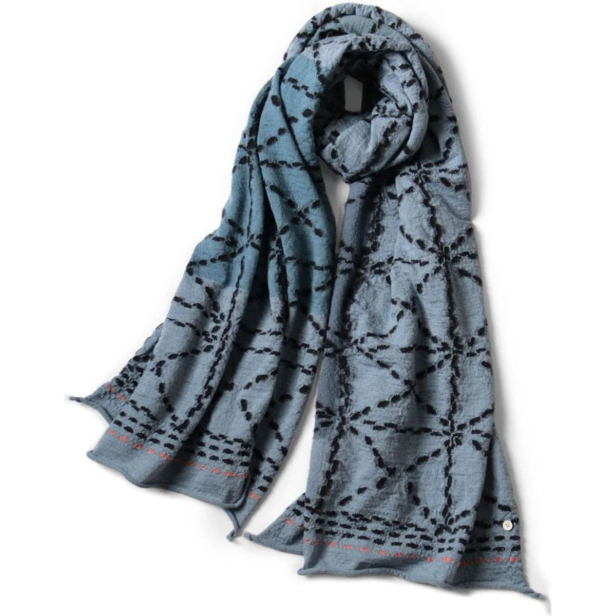 Kapital Felted Wool Sashiko Scarf
