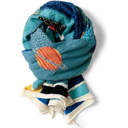 Kapital Felted Wool Space Gabbeh Scarf