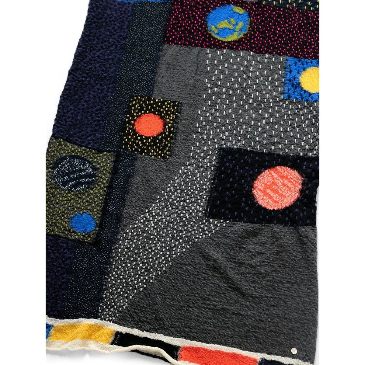 Kapital Felted Wool Space Gabbeh Scarf