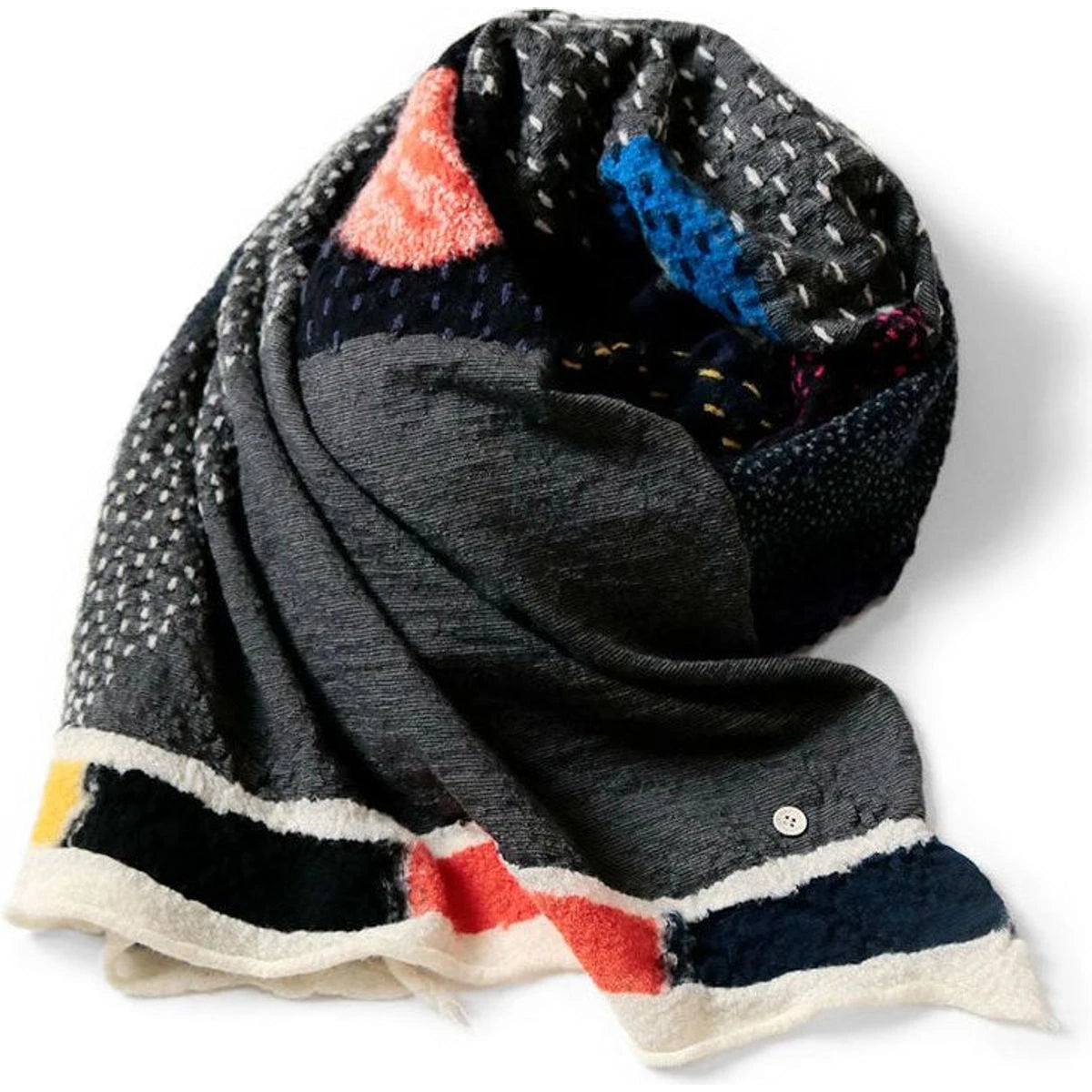 Kapital Felted Wool Space Gabbeh Scarf