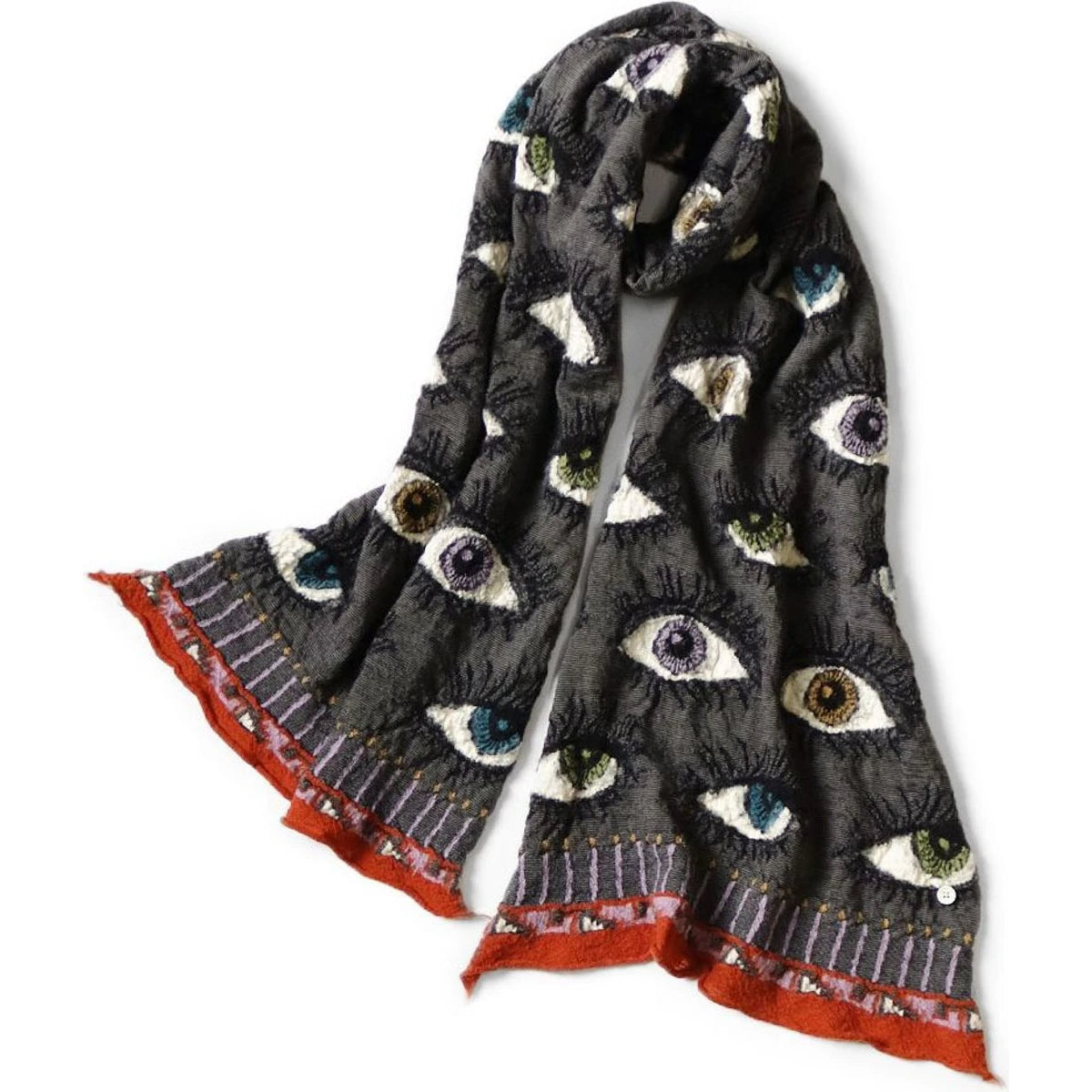 Kapital Felted Wool Speakeasy Happy Scarf