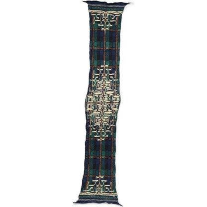 Kapital Felted Wool Tartan Ainu Happy Scarf