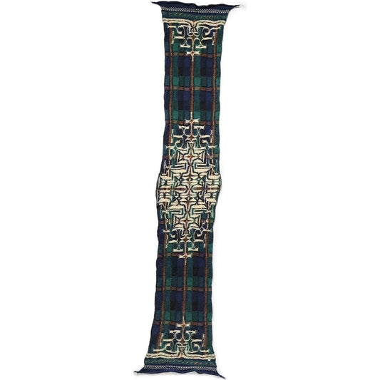 Kapital Felted Wool Tartan Ainu Happy Scarf