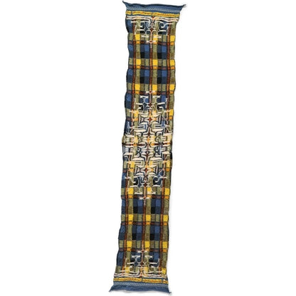 Kapital Felted Wool Tartan Ainu Happy Scarf
