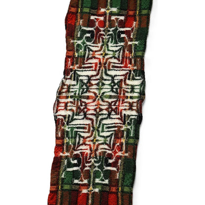 Kapital Felted Wool Tartan Ainu Happy Scarf