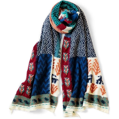 Kapital Felted Wool Village Gabbeh Scarf