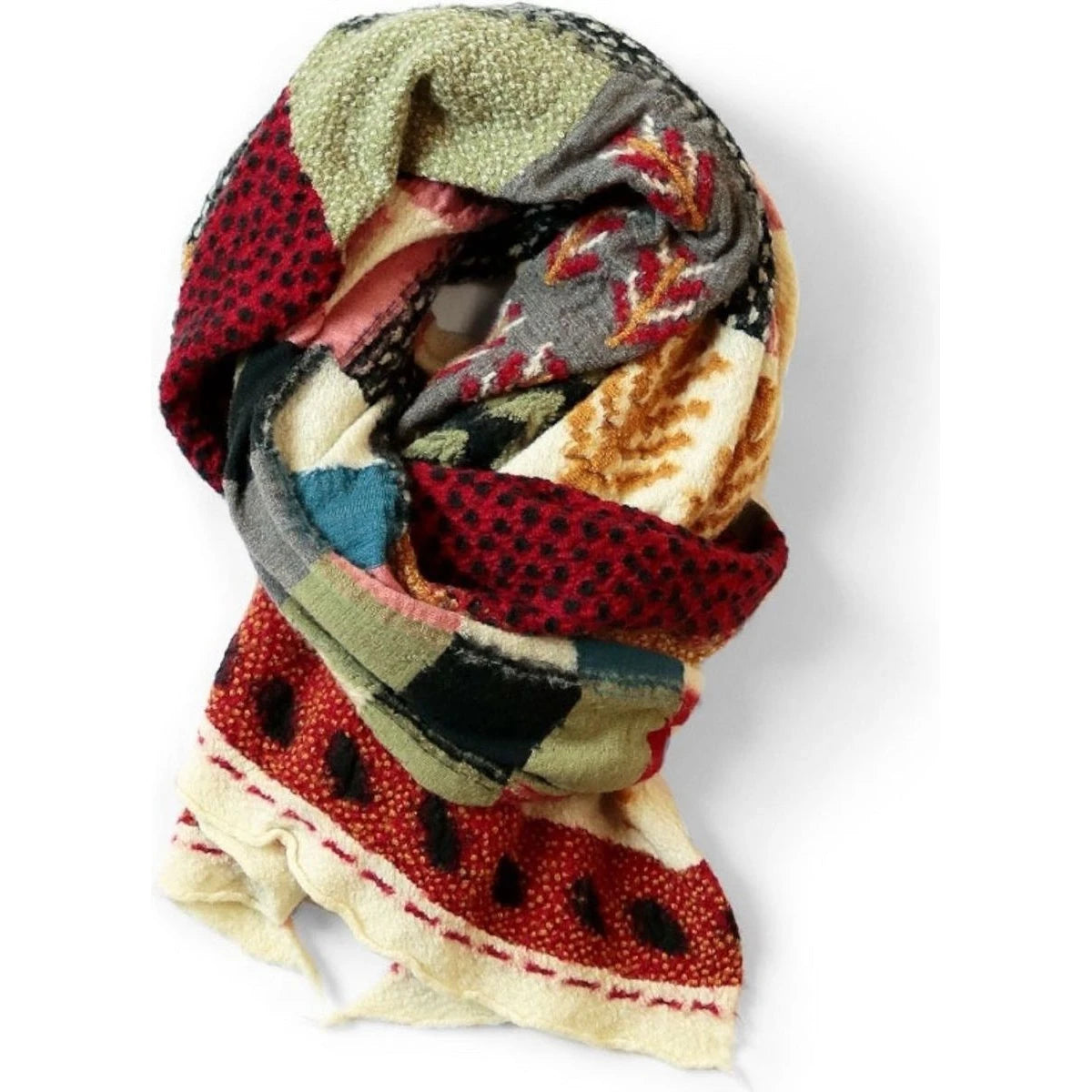 Kapital Felted Wool Village Gabbeh Scarf
