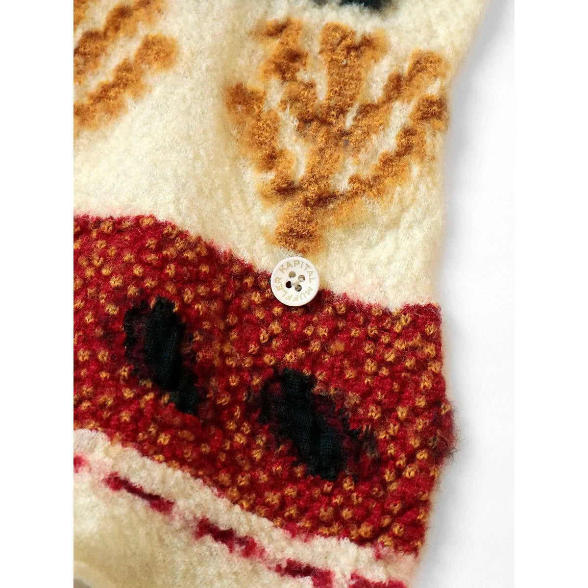 Kapital Felted Wool Village Gabbeh Scarf