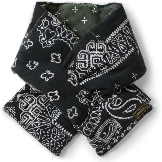 Kapital Flannel Bandana Print Reversible Kesa Scarf