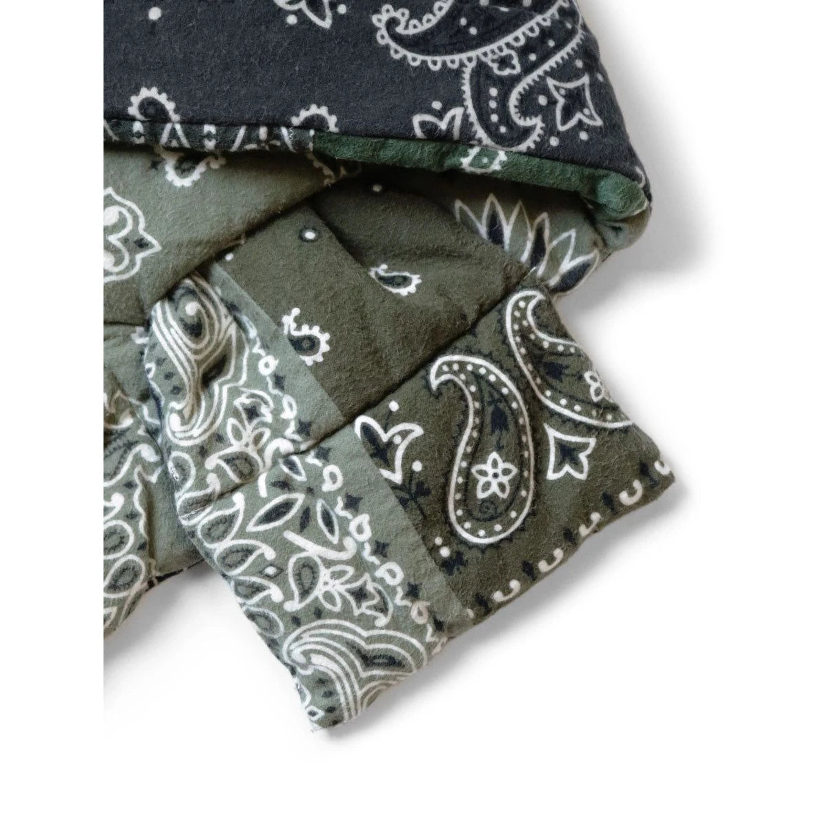 Kapital Flannel Bandana Print Reversible Kesa Scarf