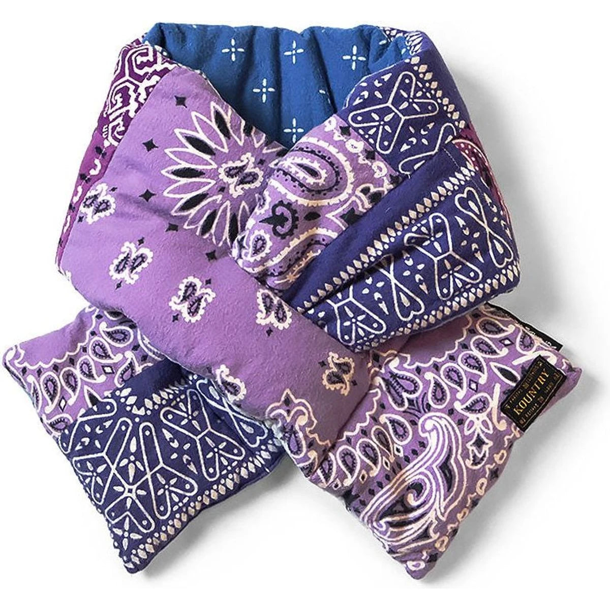 Kapital Flannel Bandana Print Reversible Kesa Scarf