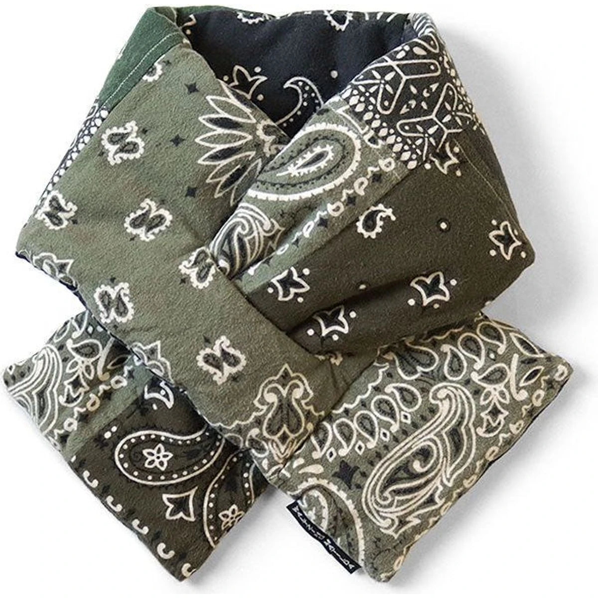 Kapital Flannel Bandana Print Reversible Kesa Scarf
