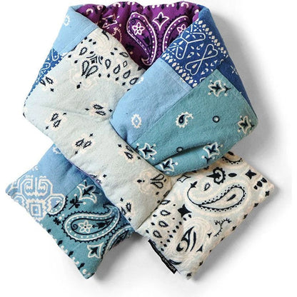 Kapital Flannel Bandana Print Reversible Kesa Scarf