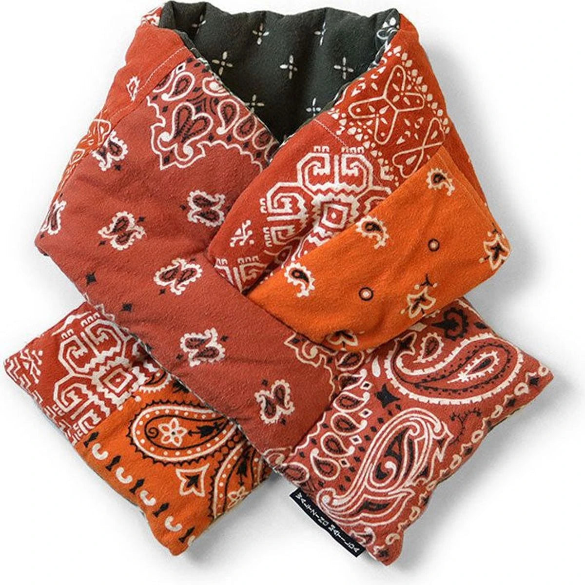 Kapital Flannel Bandana Print Reversible Kesa Scarf