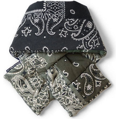 Kapital Flannel Bandana Print Reversible Kesa Scarf