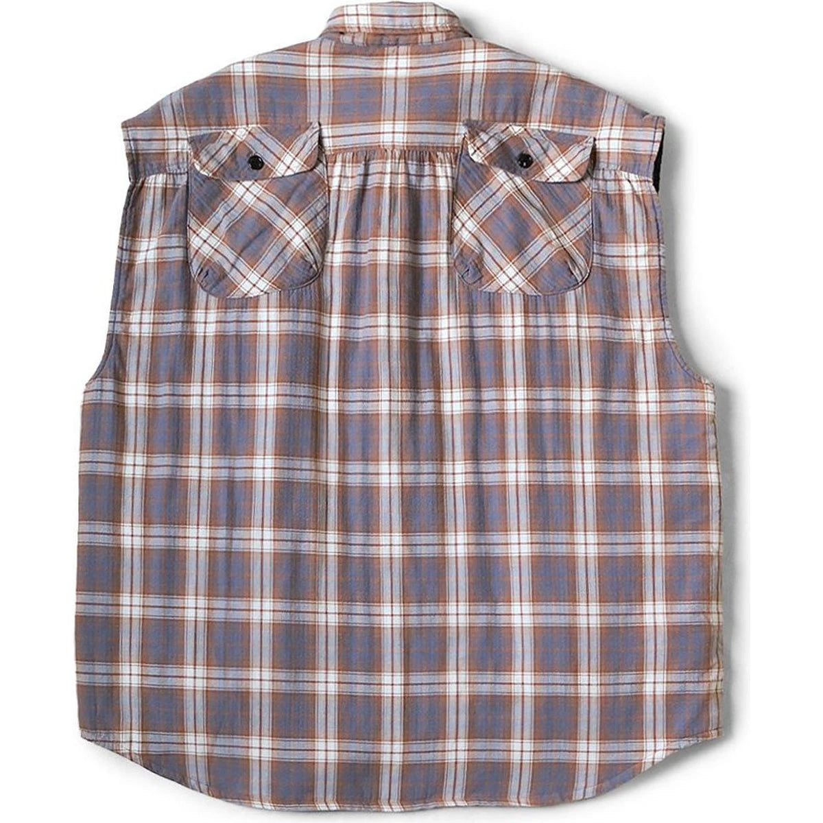 Kapital Flannel Check & Quilted Sleeveless Vest