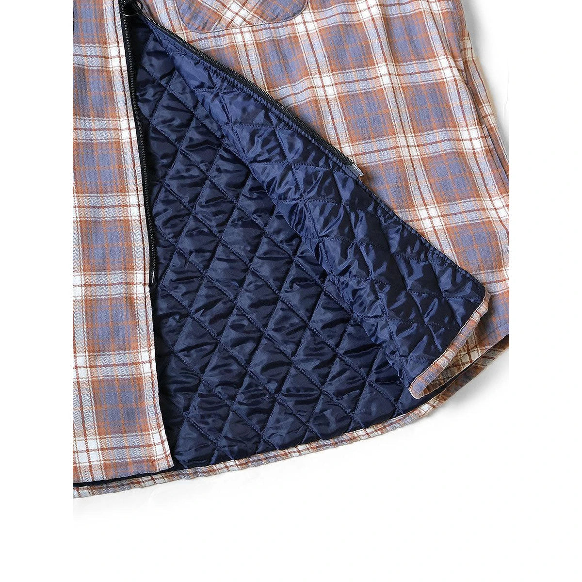 Kapital Flannel Check & Quilted Sleeveless Vest