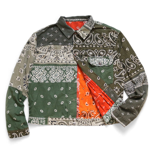 Kapital Flannel Reversible Bandana Print 1st Jacket