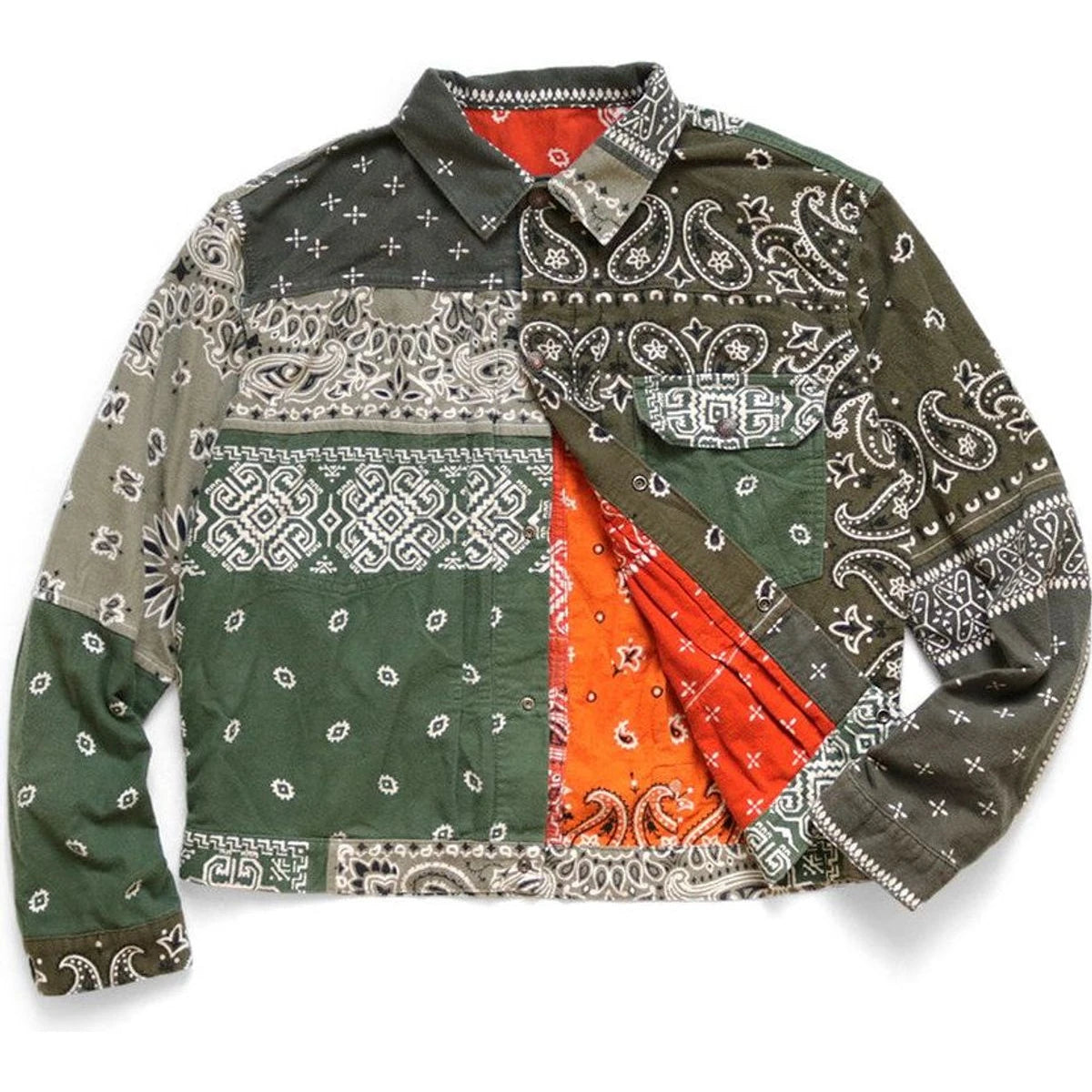 Kapital Flannel Reversible Bandana Print 1st Jacket