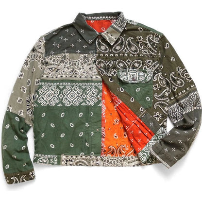 Kapital Flannel Reversible Bandana Print 1st Jacket