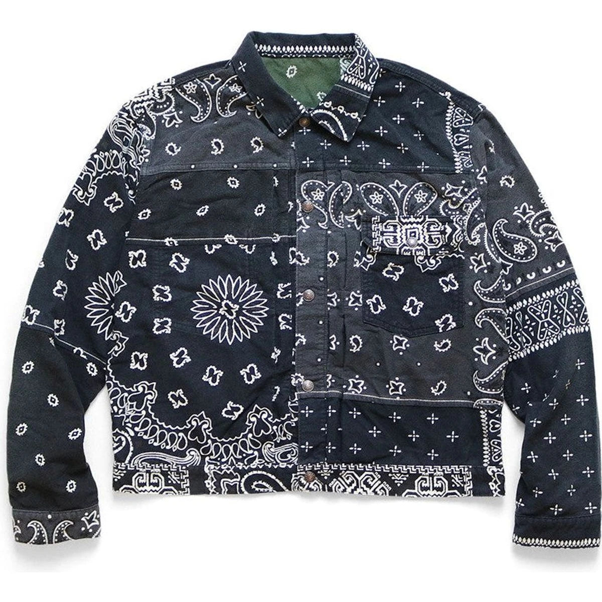 Kapital Flannel Reversible Bandana Print 1st Jacket