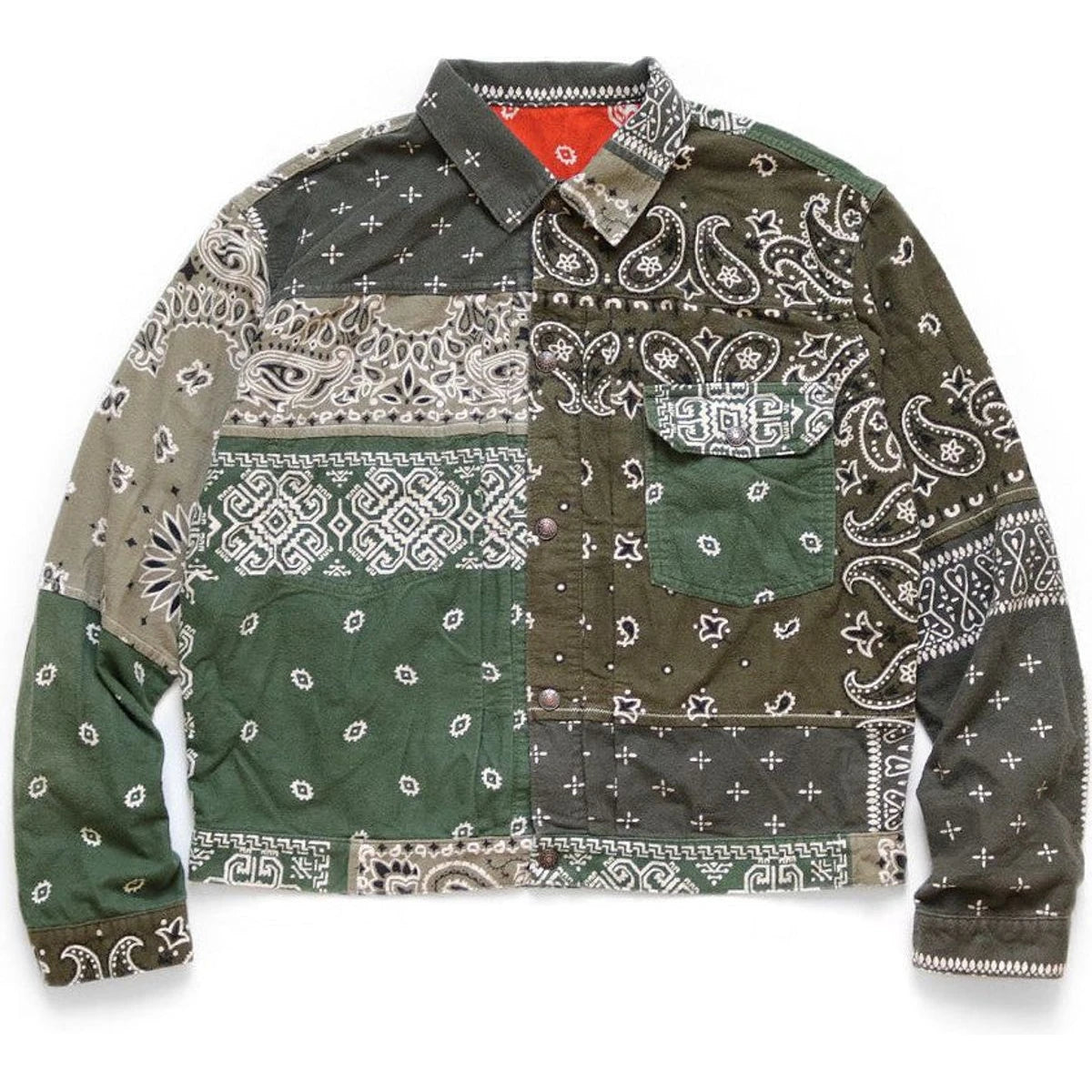 Kapital Flannel Reversible Bandana Print 1st Jacket