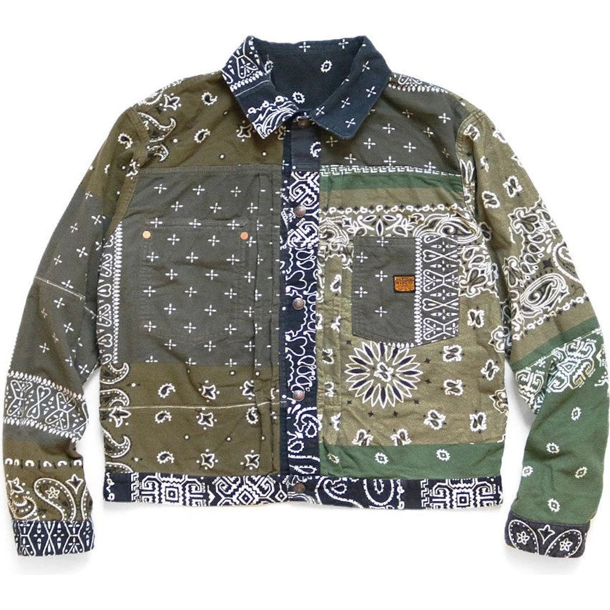 Kapital Flannel Reversible Bandana Print 1st Jacket