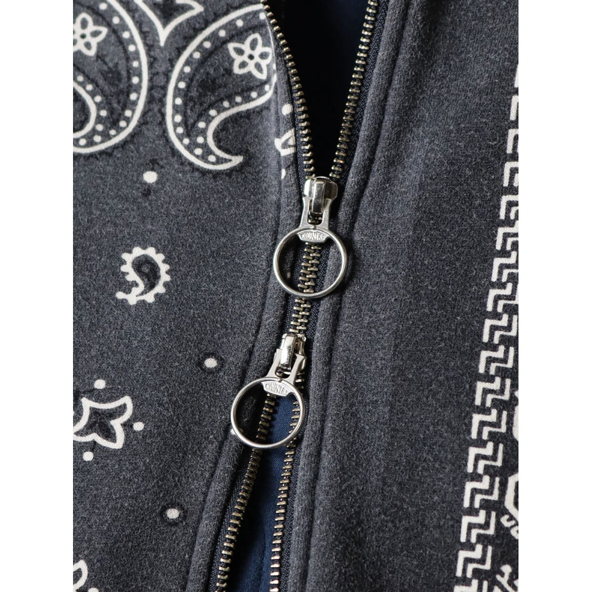Kapital Fleece Bandana Print Bivouac Hooded Jacket