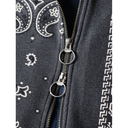 Kapital Fleece Bandana Print Bivouac Hooded Jacket