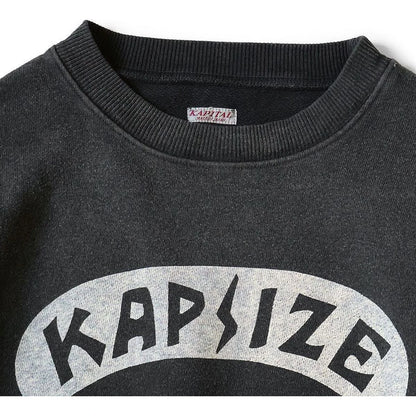 Kapital Fleece Crew Neck Sweatshirt (Kapsize Rule Print)