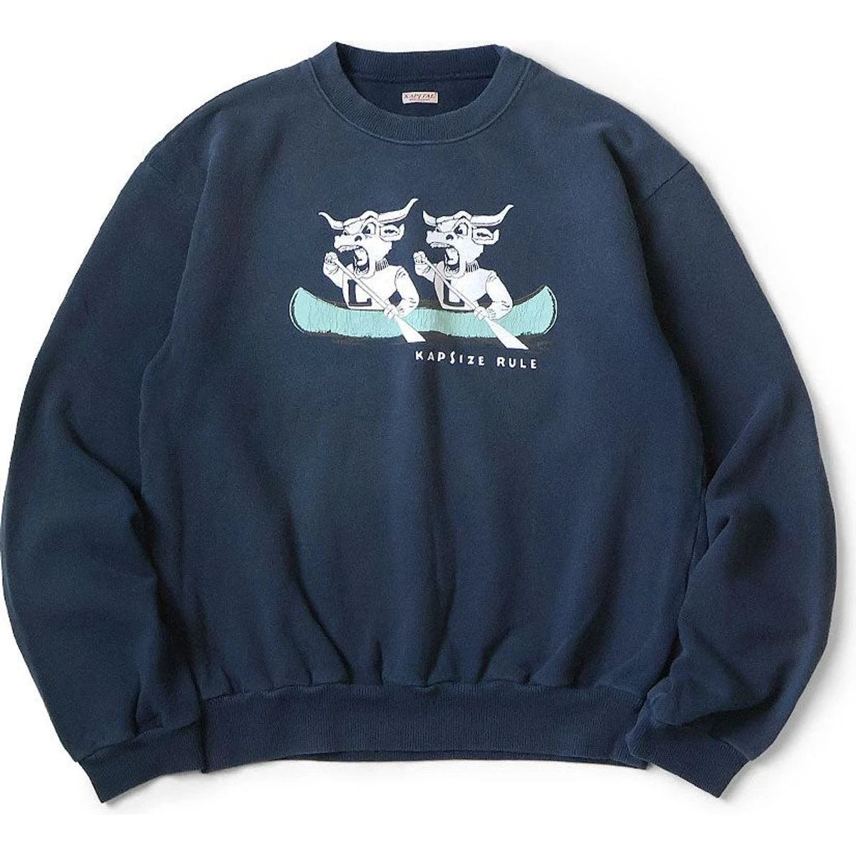 Kapital Fleece Crew Sweatshirt (`L` Longhorn Print) | COJP Gallery
