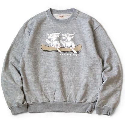 Kapital Fleece Crew Sweatshirt (`L` Longhorn Print)